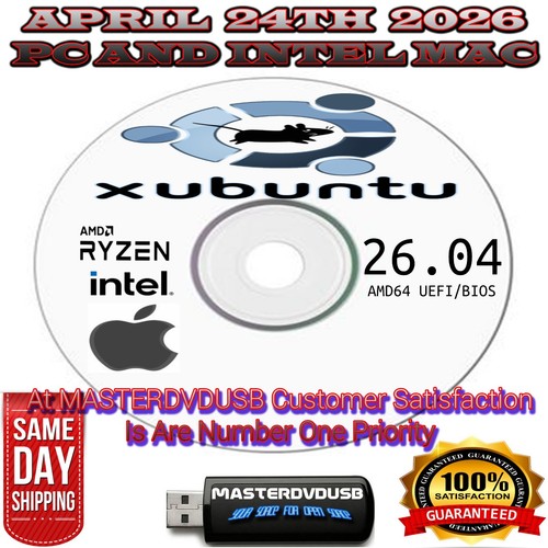 Xubuntu dvd bootable - 26.04,